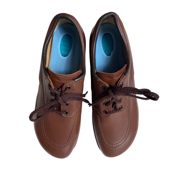 New Mens Panco Brown Leather Steel Toe Safety Work Shoes Size 10 E Made in USA main image 8